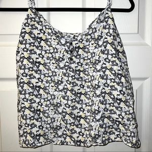 ❤️‍🔥 Old Navy Crop Top Flower Print Summer Tank